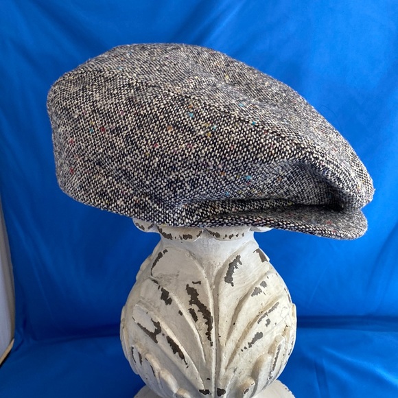 Paperboy Hat made by Totes SZ L black tweed - Picture 1 of 7